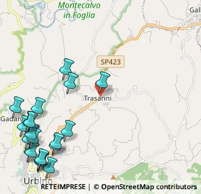 Mappa Via Pasquale Mazzacchera, 61029 Urbino PU, Italia (3.086)