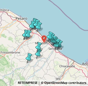 Mappa 61037 Mondolfo PU, Italia (10.69833)