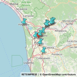 Mappa Via Francesco Flamini, 56017 San Giuliano Terme PI, Italia (11.25917)