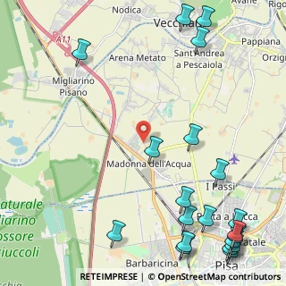 Mappa VI O. Rinuccini, 56017 San Giuliano Terme PI, Italia (3.44)