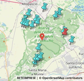 Mappa Via Firenze, 56029 Santa Croce sull'Arno PI, Italia (4.304)