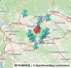 Mappa Via Firenze, 56029 Santa Croce sull'Arno PI, Italia (8.80429)