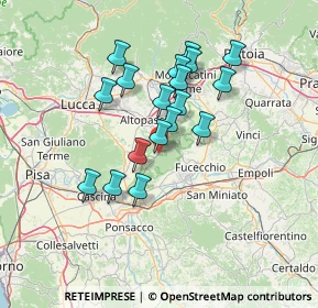 Mappa Via Firenze, 56029 Santa Croce sull'Arno PI, Italia (11.95278)