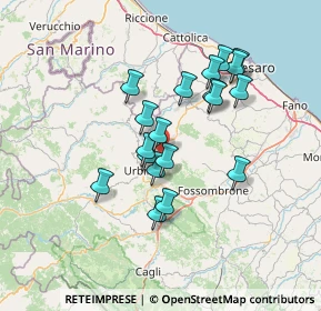 Mappa Via S. Tommaso, 61029 Urbino PU, Italia (11.96474)