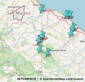 Mappa Via S. Tommaso, 61029 Urbino PU, Italia (15.25)