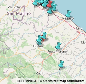 Mappa Via S. Tommaso, 61029 Urbino PU, Italia (21.007)