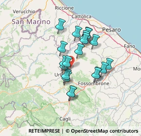 Mappa Via S. Tommaso, 61029 Urbino PU, Italia (10.7755)