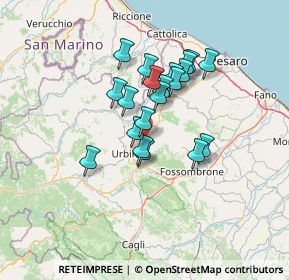 Mappa Via S. Tommaso, 61029 Urbino PU, Italia (10.559)