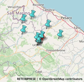 Mappa Via S. Tommaso, 61029 Urbino PU, Italia (8.50083)