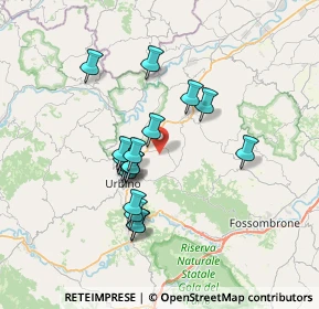 Mappa Via S. Tommaso, 61029 Urbino PU, Italia (6.03176)