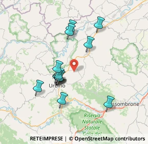 Mappa Via S. Tommaso, 61029 Urbino PU, Italia (6.52857)