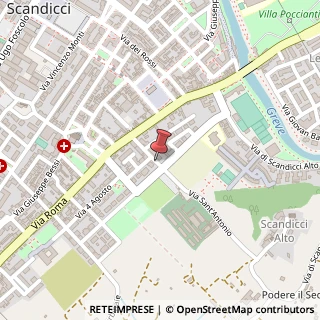Mappa Via Sant'Antonio, 13, 50018 Scandicci, Firenze (Toscana)