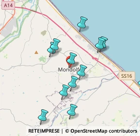 Mappa Via Guglielmo Marconi, 61037 Mondolfo PU, Italia (4.62071)