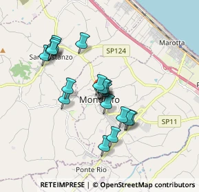 Mappa Via Guglielmo Marconi, 61037 Mondolfo PU, Italia (1.443)