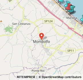 Mappa Via Guglielmo Marconi, 61037 Mondolfo PU, Italia (4.00818)
