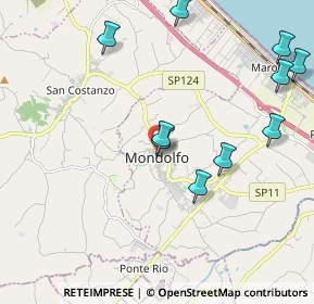 Mappa Via Guglielmo Marconi, 61037 Mondolfo PU, Italia (2.51182)