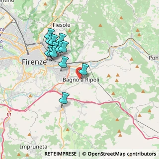 Mappa Via Alessandro Sinigaglia, 50012 Bagno A Ripoli FI, Italia (3.66308)