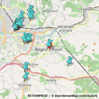Mappa Via della Martellina, 50012 Bagno A Ripoli FI, Italia (2.9865)