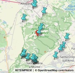 Mappa SP 8 della Val di Nievole, 56029 Santa Croce sull'Arno PI, Italia (5.181)