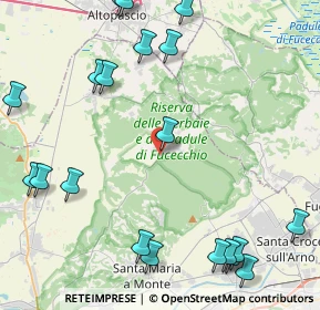Mappa SP 8 della Val di Nievole, 56029 Santa Croce sull'Arno PI, Italia (5.9755)