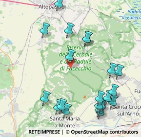 Mappa SP 8 della Val di Nievole, 56029 Santa Croce sull'Arno PI, Italia (5.039)