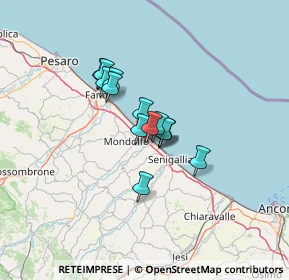 Mappa SP155, 61037 Mondolfo PU, Italia (8.13929)