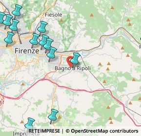 Mappa Via Romualdo Pizzi, 50012 Bagno A Ripoli FI, Italia (6.27067)
