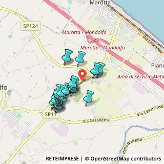 Mappa SP424, 61037 Marotta PU, Italia (0.75714)