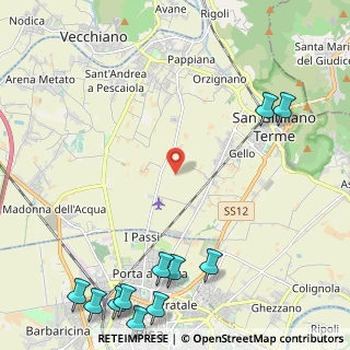 Mappa 56017 Pisa PI, Italia (3.51364)