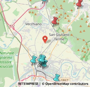 Mappa 56017 Pisa PI, Italia (5.55455)