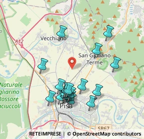 Mappa 56017 Pisa PI, Italia (3.8615)