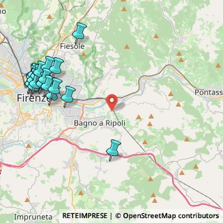 Mappa Strada Comunale Rimaggio, 50012 Bagno a Ripoli FI, Italia (5.888)