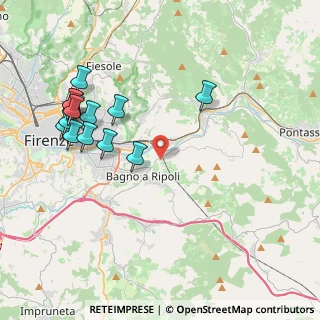 Mappa Strada Comunale Rimaggio, 50012 Bagno a Ripoli FI, Italia (4.59143)