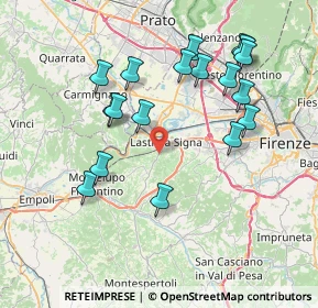 Mappa 50055 Lastra a Signa FI, Italia (8.00278)