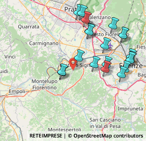 Mappa 50055 Lastra a Signa FI, Italia (8.6985)