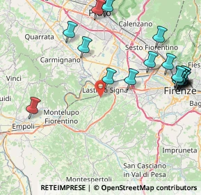 Mappa 50055 Lastra a Signa FI, Italia (10.6575)