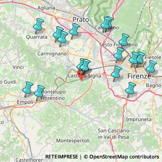 Mappa 50055 Lastra a Signa FI, Italia (9.40278)