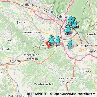 Mappa 50055 Lastra a Signa FI, Italia (8.05833)