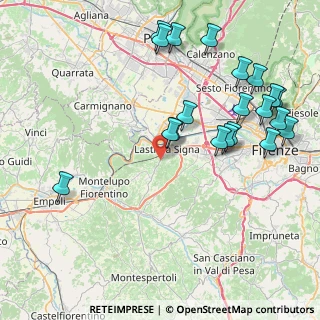 Mappa 50055 Lastra a Signa FI, Italia (9.793)