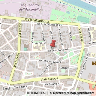 Mappa Via Gran Bretagna, 49, 50126 Firenze, Firenze (Toscana)