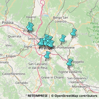 Mappa Via del Bandino, 50126 Firenze FI, Italia (8.82571)