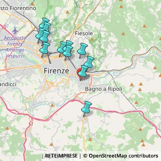 Mappa Via del Bandino, 50126 Firenze FI, Italia (3.8625)