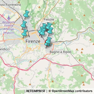 Mappa Via del Bandino, 50126 Firenze FI, Italia (2.945)