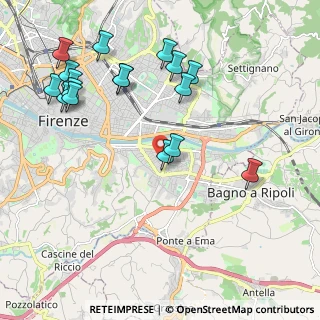 Mappa Via del Bandino, 50126 Firenze FI, Italia (2.42176)