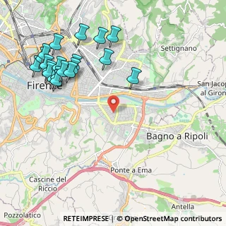 Mappa Via del Bandino, 50126 Firenze FI, Italia (2.6005)