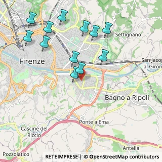 Mappa Via del Bandino, 50126 Firenze FI, Italia (2.23833)