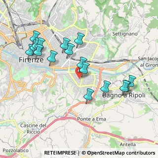 Mappa Via del Bandino, 50126 Firenze FI, Italia (2.09353)