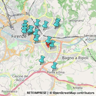 Mappa Via del Bandino, 50126 Firenze FI, Italia (1.88235)