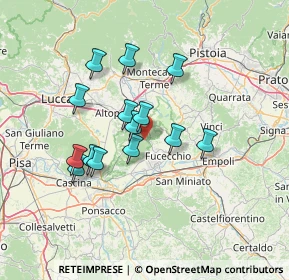 Mappa Via Romana Lucchese, 50054 Fucecchio FI, Italia (11.83357)
