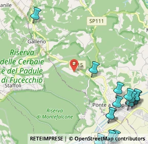 Mappa Via Romana Lucchese, 50054 Fucecchio FI, Italia (3.687)